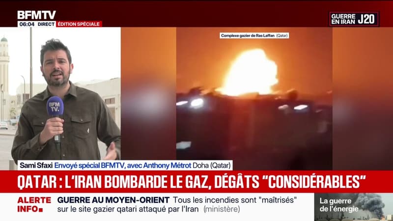 Guerre au Moyen-Orient: des dégâts "considérables" sur une installation gazière du Qatar après une attaque iranienne