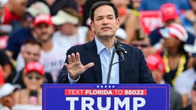 Le sénateur américain Marco Rubio s'exprime lors d'un meeting de campagne de Donald Trump à Doral, en Floride, le 9 juillet 2024.