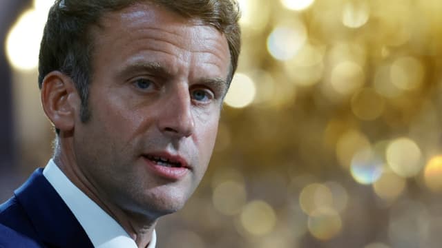 Le président Emmanuel Macron, le 13 septembre 2021 à l'Elysée