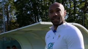 Thierry Henry, sélectionneur de l'équipe de France espoirs, dans une vidéo diffusée le 25 octobre 2023