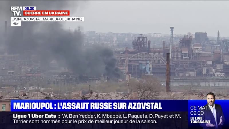 Ukraine: l'armée russe lance un puissant assaut contre l'usine Azovstal à Marioupol