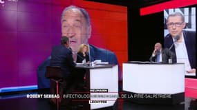 Dr Robert Sebbag, infectiologue à l'hôpital de la Pitié-Salpétrière dans "Neumann-Lechypre" sur RMC et RMC Story.