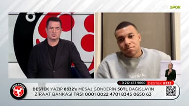 Kylian Mbappé à la télévision turque, le 1er mars 2023