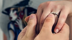 Une demande en mariage - Image d'illustration
