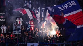 Les supporters parisiens lors de PSG-Lorient, 12 août 2023