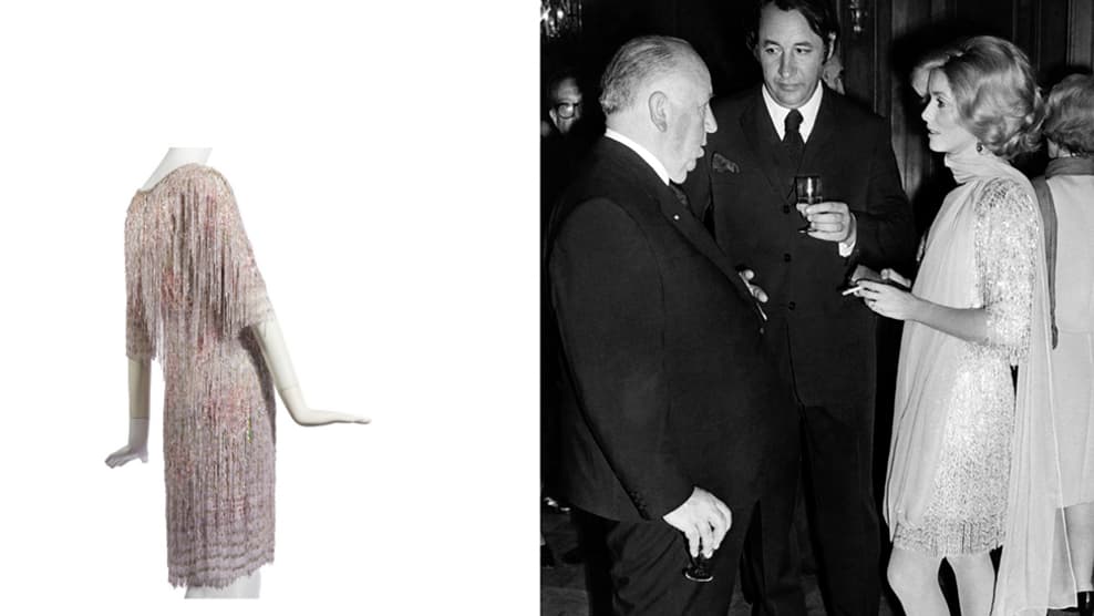 Catherine Deneuve, Philippe Noiret et Alfred Hitchcock en 1969.