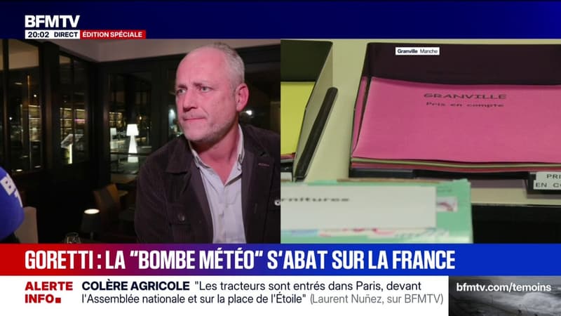 "On a récupéré quelques tables de gens de l'hôtel vu que le restaurant de l'hôtel était fermé": ce restaurateur décide de rester ouvert malgré l'arrivée de la tempête Goretti