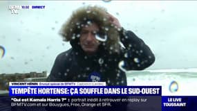 La tempête Hortense souffle sur le sud-ouest de la France