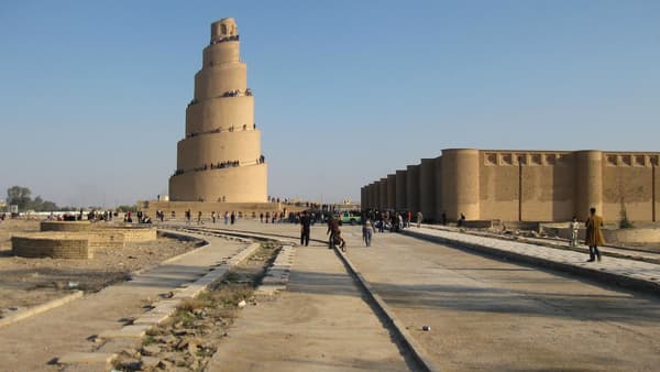 Le minaret de Samarra, en Irak, bientôt menacé par Daesh? Le minaret de Samarra, en Irak, bientôt menacé par Daesh?
