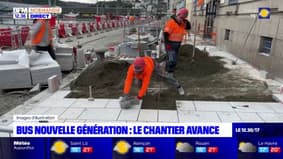 Cherbourg-en-Cotentin: le chantier du bus nouvelle génération avance