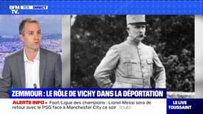 Propos d'Éric Zemmour sur le régime de Vichy: pour l'historien Laurent Joly, "c'est une totale fake news"