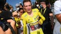 Jonas Vingegaard, maillot jaune du Tour de France 2022, après le chrono