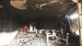 Selon des fonctionnaires américains, l'attaque du consulat américain de Benghazi, qui a coûté la vie à l'ambassadeur des Etats-Unis en Libye et à trois autres Américains, pourrait avoir été planifiée et organisée en amont. /Photo prise le 12 septembre 201