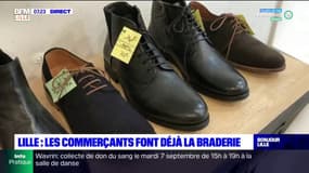 Lille: les commerçants font déjà la braderie