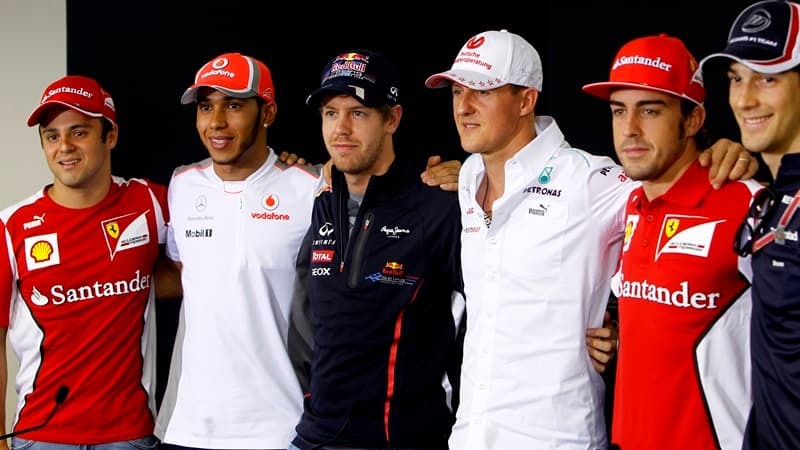 Michael Schumacher en 2012 à Sao Paulo, pour son dernier Grand Prix