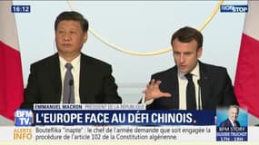 Emmanuel Macron: "Nous sommes déterminés au dialogue et à la coopération" avec la Chine