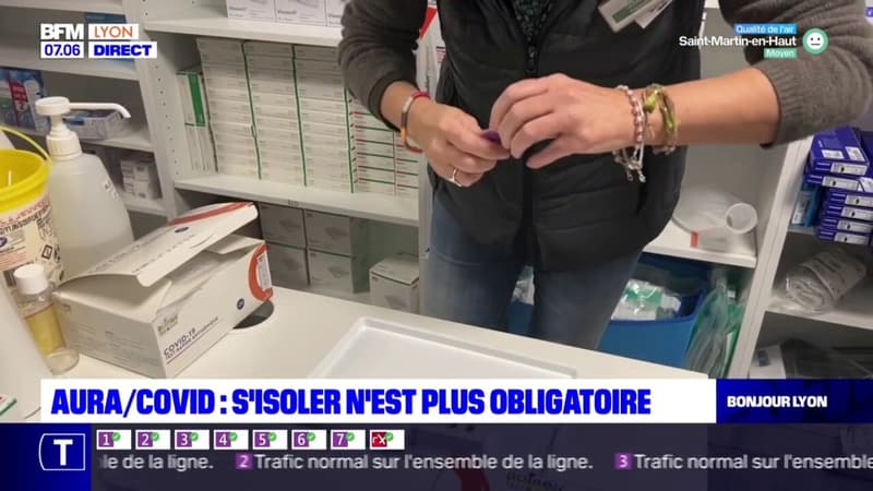 Rhône: s'isoler en cas de test positif au Covid n'est plus obligatoire