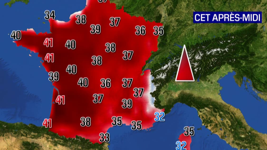 Les températures seront particulièrement élevées ce lundi 18 juillet 2022 Les températures seront particulièrement élevées ce lundi 18 juillet 2022