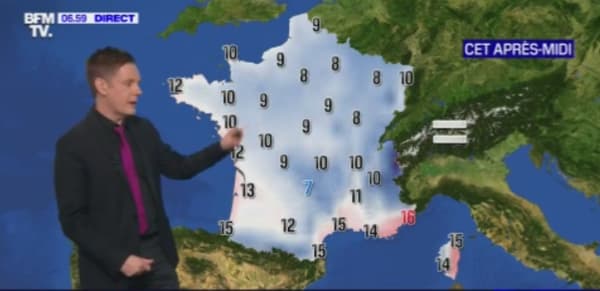 Les températures attendues ce samedi Les températures attendues ce samedi