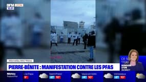 Pierre-Bénite: manifestation contre les perfluorés