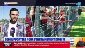 Ligue 1: 500 supporters présents pour l'entraînement du Gym