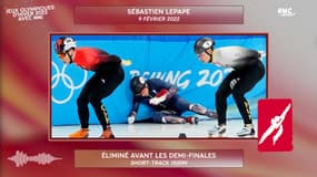JO 2022 (Short-track) : Lepape "anéanti" après avoir chuté 