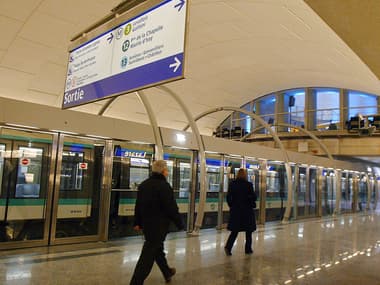 Le quai de la station Saint-Lazare, sur la ligne 14 du métro parisien. (Photo d'illustration)