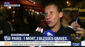 Attaque au couteau à Paris: "On a entendu des coups de feu. Il y a eu une agitation, on n'a pas compris", raconte une témoin