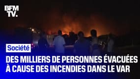 Des milliers de personnes évacuées à cause des incendies dans le Var