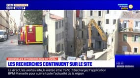 Immeubles effondrés à Marseille: les recherches se poursuivent sur les lieux du drame