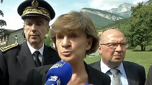 La ministre déléguée aux Personnes âgées, Michèle Delaunay, samedi matin à La Terrasse.