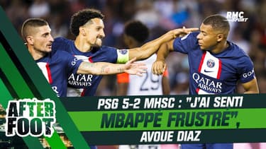 PSG 5-2 Montpellier : "J'ai senti Mbappé frustré", avoue Diaz