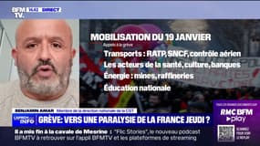 Benjamin Amar (CGT) sur la réforme des retraites: "Il est possible que ça soit un janvier noir, un hiver noir qui se profile"