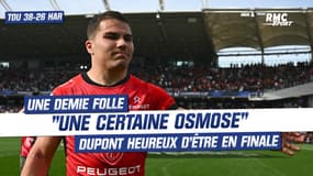 Toulouse 38-26 Harlequins: "Une certaine osmose par moment" Dupont savoure la qualif en finale