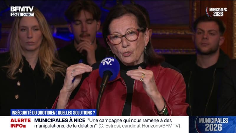 Municipales à Nice: Mireille Damiano, candidate "LFI - VIVA !", parle "d'une confusion entre les missions de la police municipale et nationale"