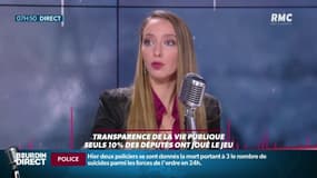Transparence des députés: "Il y a toujours une minorité qui ne joue pas le jeu avec éventuellement des intentions frauduleuses"