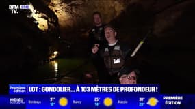 C'est vos vacances : Lot, gondolier... à 103 mètres de profondeur ! - 24/07