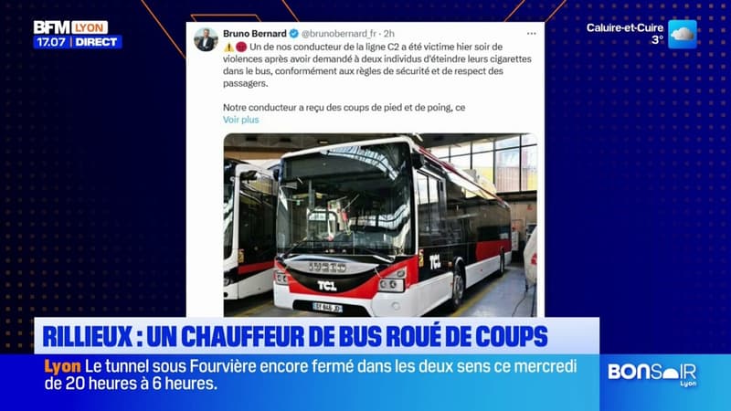 Rillieux-la-Pape: un conducteur de bus TCL agressé par trois personnes au visage masqué