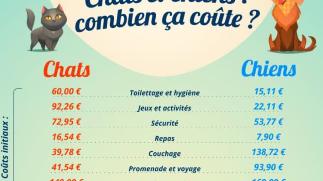 Comparatif des coûts