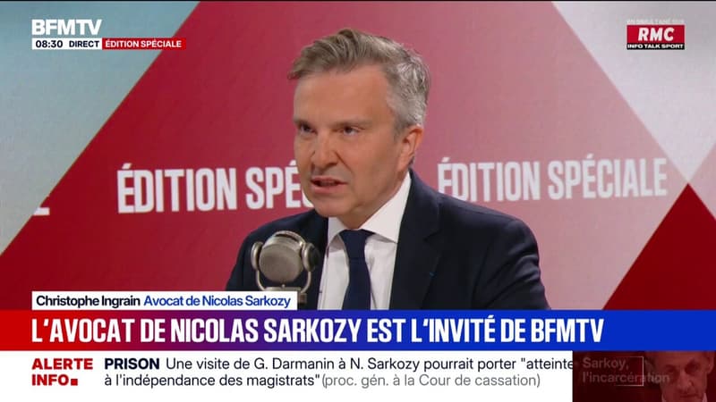L'incarcÃ©ration de Nicolas Sarkozy "renforce sa dÃ©termination et sa rage de montrer qu'il est...