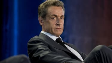 Nicolas Sarkozy, en meeting aux Pavillons-Sous-Bois