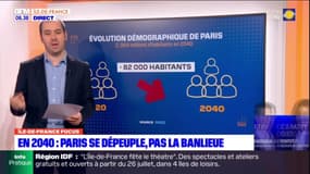 Paris: en 2040, la capitale perdra des habitants selon l'Insee