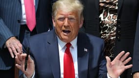 Donald Trump lors d'une conférence à la Maison Blanche le 5 juin 2020