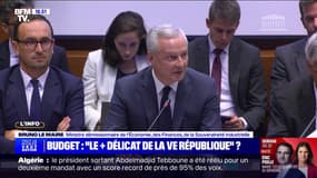 "Je ne vous cache pas mon émotion": Bruno Le Maire auditionné pour la dernière fois par la commission des Finances de l'Assemblée nationale