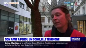 Manifestante gravement blessée à la main à Rouen: une amie présente au moment du drame témoigne