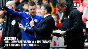 Leicester : Puel compare Vardy à « un enfant qui a besoin d’attention »
