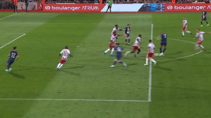 La talonnade géniale de Mbappé sur le but de Messi lors d'Ajaccio-PSG, le 21 octobre 2022
