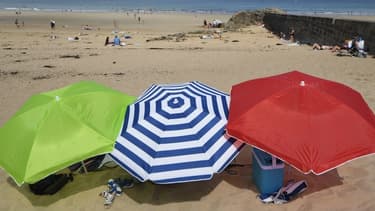 Une plage de Saint-Malo, en juillet 2018.