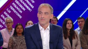 Raphaël Glucksmann, le 2 juin 2024 lors du Grand Oral des Européennes sur BFMTV