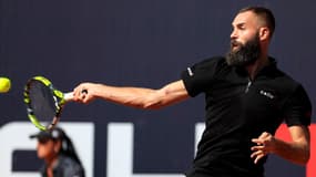 Benoît Paire sur le circuit Challenger, en Autriche, le 19 septembre 2023